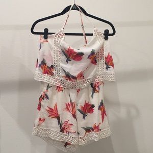 Abercrombie and Fitch Floral Romper